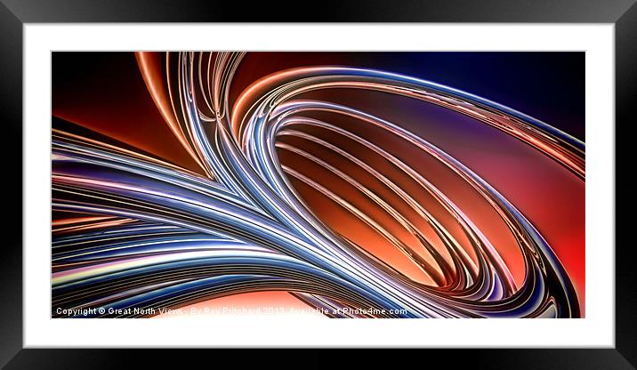 Chrome Tubes Framed Mounted Print by Ray Pritchard