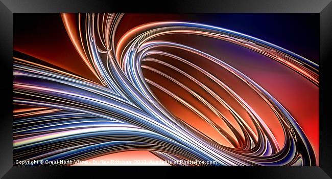 Chrome Tubes Framed Print by Ray Pritchard
