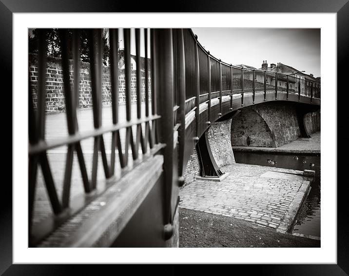 New Foot Bridge, Hungerford, Berkshire, England, U Framed Mounted Print by Mark Llewellyn