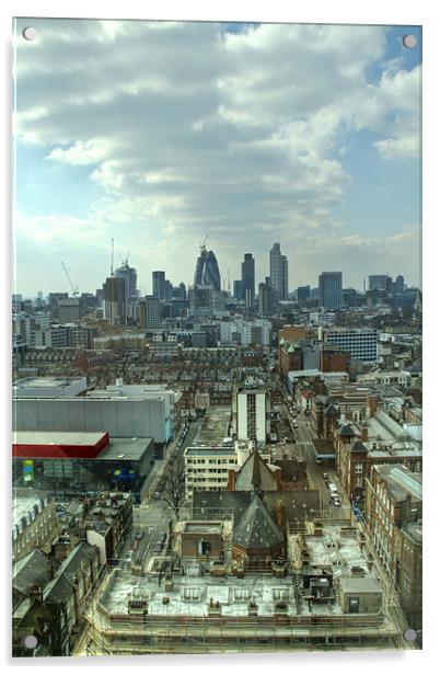 City of London Skyline Acrylic by David French