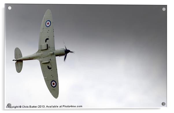 Spitfire Acrylic by Chris Barker