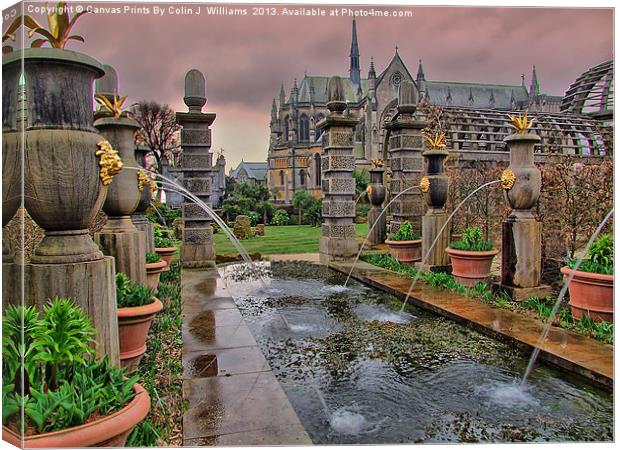 The Collector Earls Garden Arundel Castle 1 Canvas Print by Colin Williams Photography
