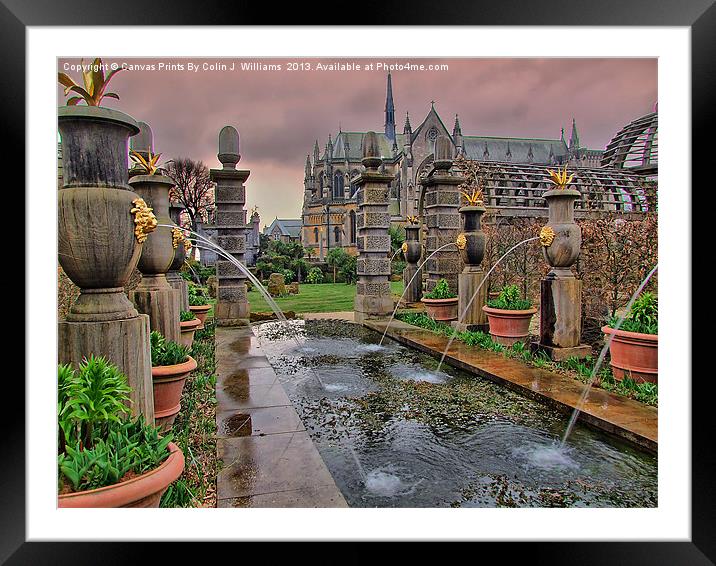 The Collector Earls Garden Arundel Castle 1 Framed Mounted Print by Colin Williams Photography