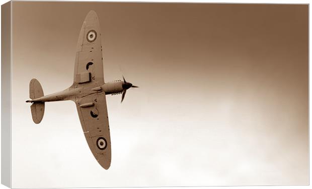 Spitfire Canvas Print by Chris Barker