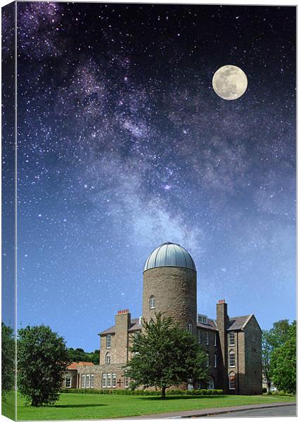 The Old Observatory, Day to Night Canvas Print by Peter Cope