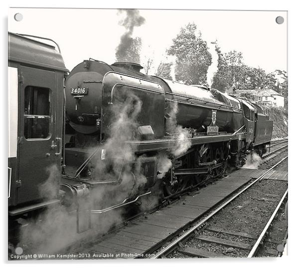 SR West Country Class Bodmin Acrylic by William Kempster