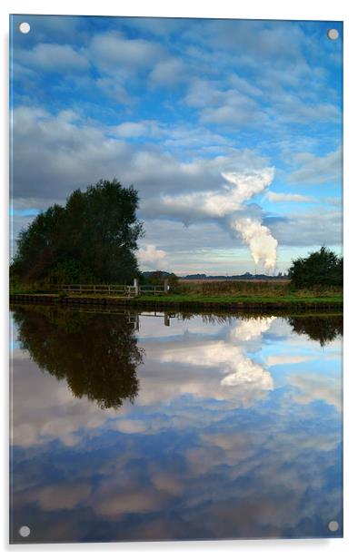 Reflections of Eggborough Acrylic by Darren Galpin