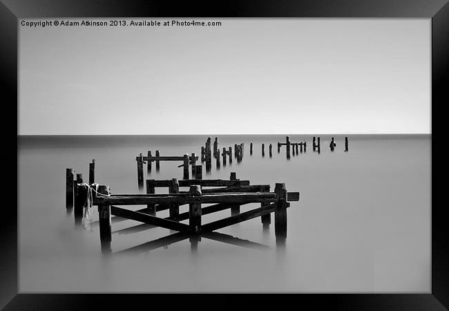 Swanage Old Pier Framed Print by Adam Atkinson