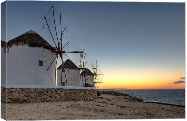 Mykonos, Greece Canvas Print by Constantinos Iliopoulos