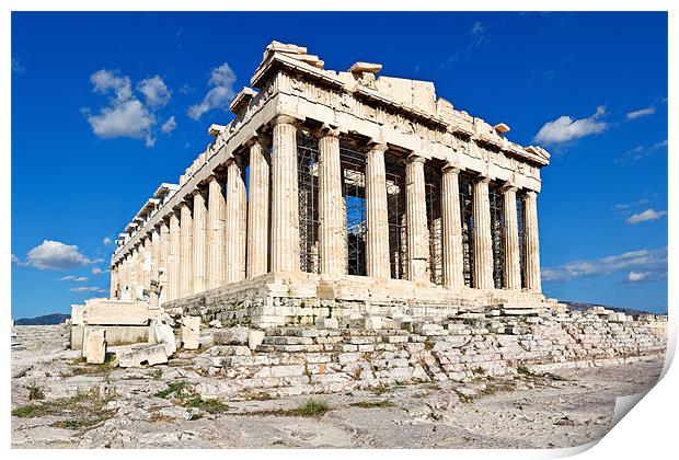 Parthenon, Greece Print by Constantinos Iliopoulos