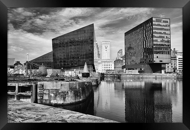 Liverpool Docks Waterfront Framed Print by Wayne Molyneux