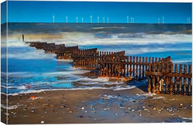 Caister on Sea Canvas Print by Dean Messenger