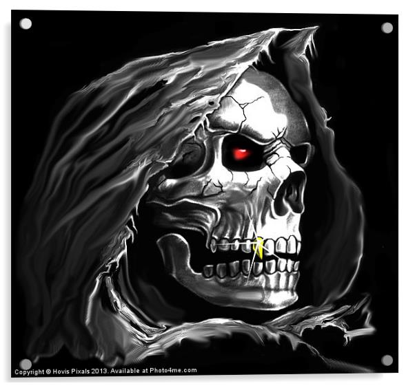 Grim Reaper Acrylic by Dave Burden