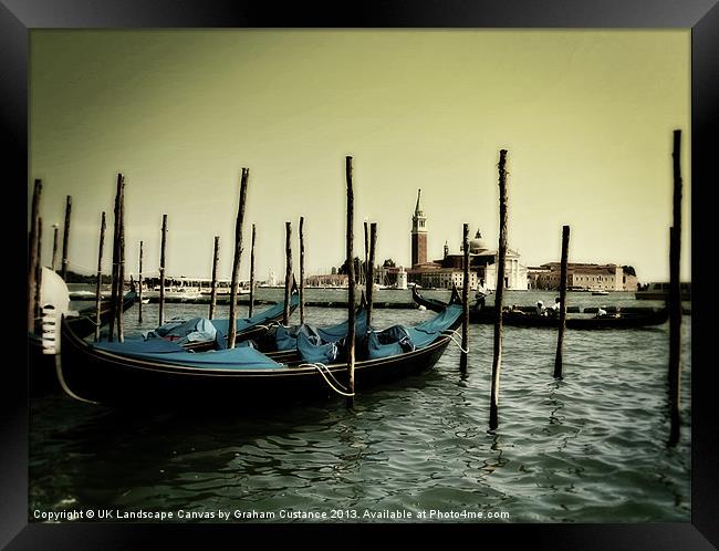 Grand Canal Venice Framed Print by Graham Custance