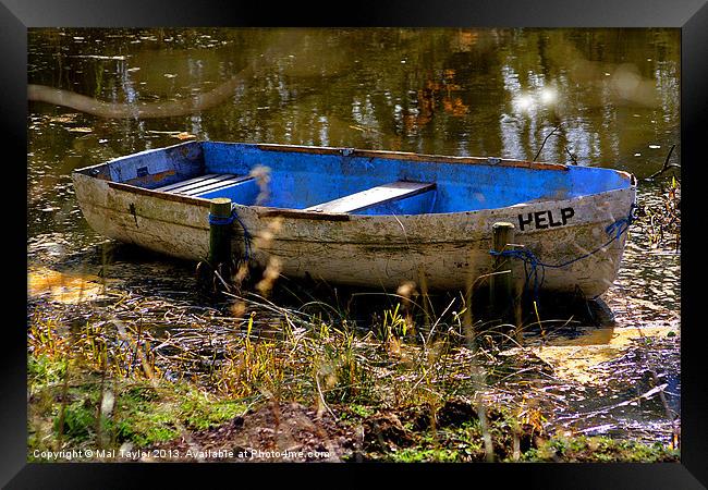 The old Boat Framed Print by Mal Taylor Photography