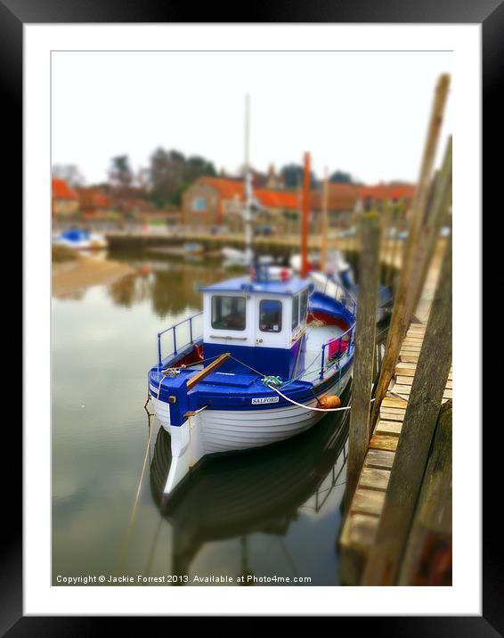 Waiting for High Tide Framed Mounted Print by Jackie Forrest