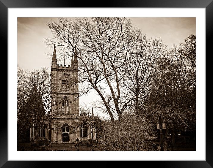 St Lawrence Church, Hungerford, Berkshire, England Framed Mounted Print by Mark Llewellyn
