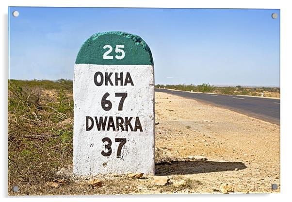 Ok Ha 67 Dwarka 37 SH 25 Acrylic by Arfabita  