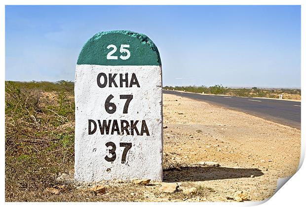 Ok Ha 67 Dwarka 37 SH 25 Print by Arfabita  