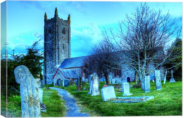 Heanton Church North Devon Canvas Print by Dave Wilkinson North Devon Ph