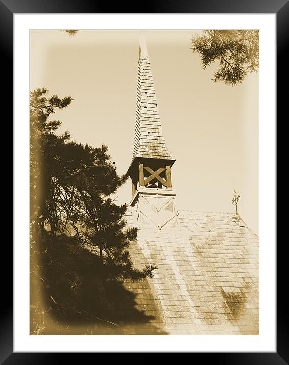 The Spire Framed Mounted Print by carin severn