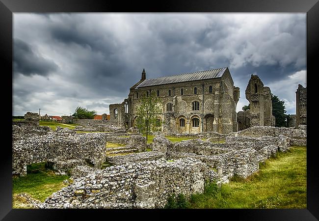 The Majestic Ruins of Binham Priory Framed Print by Chris Thaxter