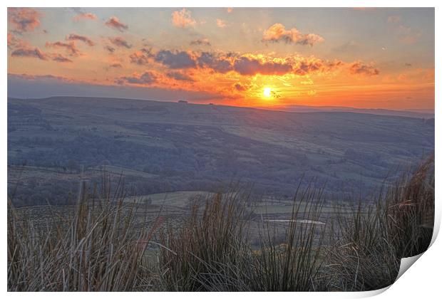 Sunrise over Wales Print by Dan Davidson