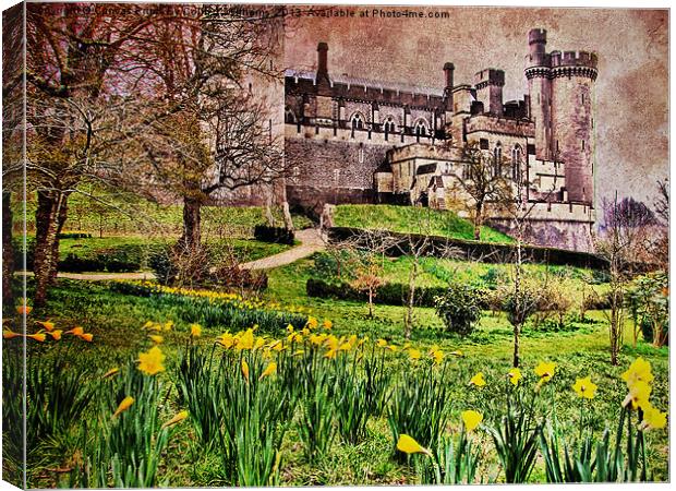 Spring At Arundel Castle Canvas Print by Colin Williams Photography