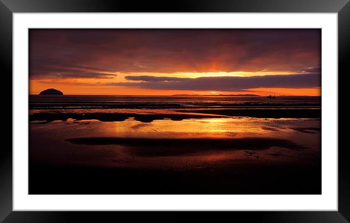 Ailsa Sunset Framed Mounted Print by Laura McGlinn Photog
