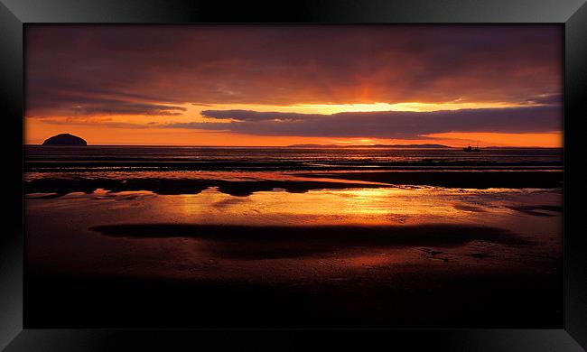 Ailsa Sunset Framed Print by Laura McGlinn Photog