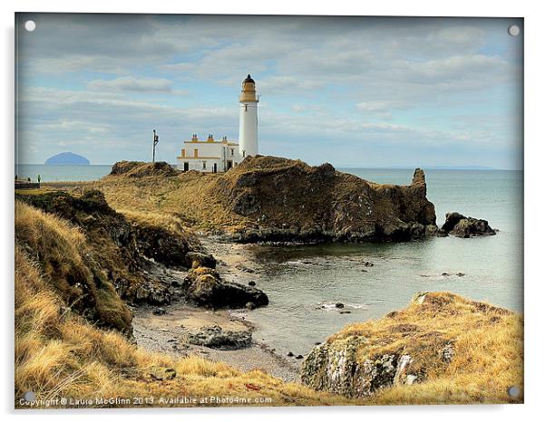 Turnberry Lighthouse Acrylic by Laura McGlinn Photog