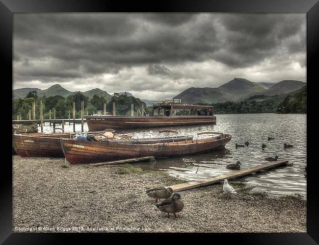 Lake Windermere Framed Print by Allan Briggs