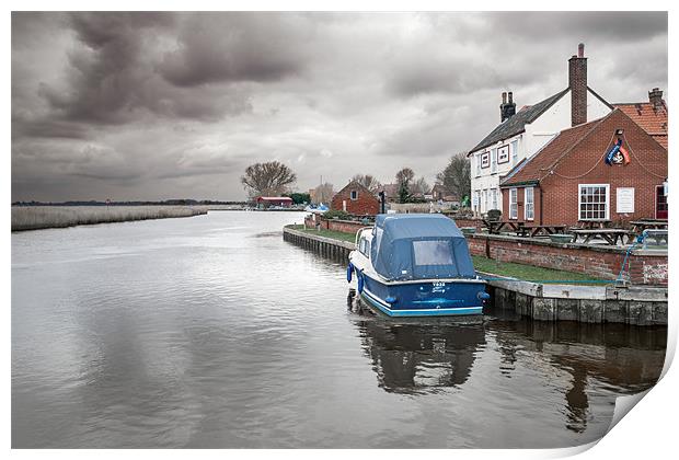 Stokesby Ferry Print by Stephen Mole