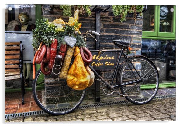Olde Bike Acrylic by Ian Mitchell