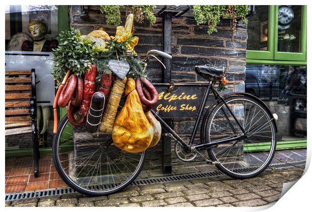 Olde Bike Print by Ian Mitchell