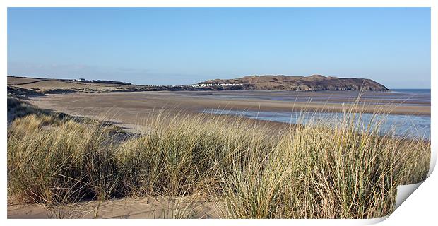 Broughton Gower Pano Print by Dan Davidson