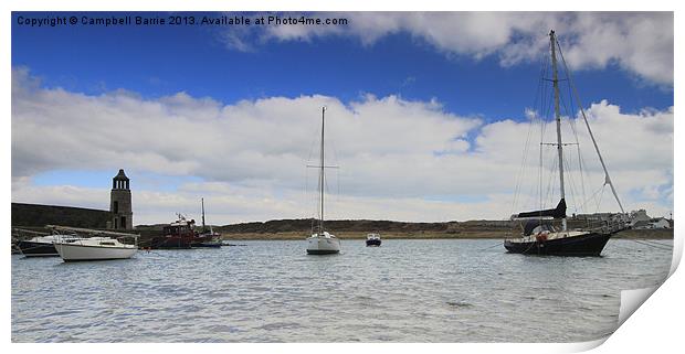 Port Logan Print by Campbell Barrie