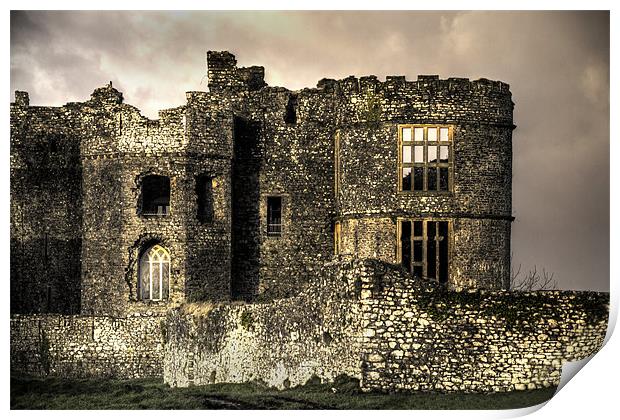 Carew Castle Print by Simon West