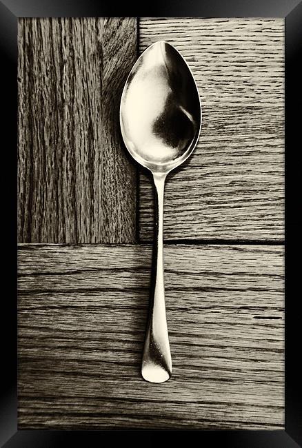 A Spoon Framed Print by Paul Want