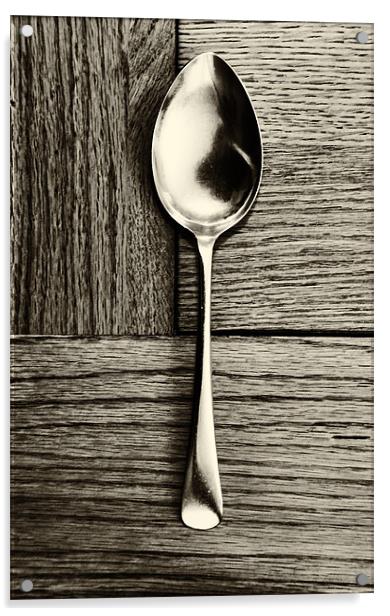 A Spoon Acrylic by Paul Want