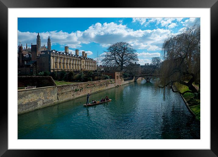 Clare College, Cambridge Framed Mounted Print by Dean Messenger