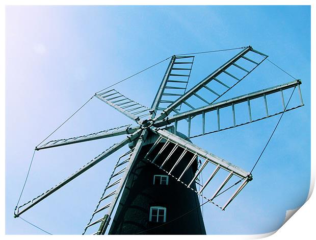 Windmill Print by carin severn