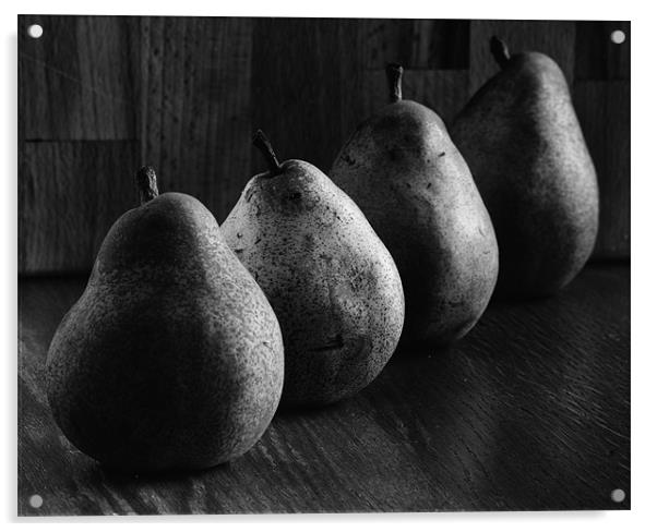 Pears Acrylic by Paul Want