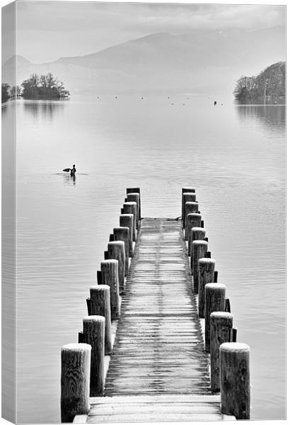 Lake Windermere Canvas Print by Paul Want