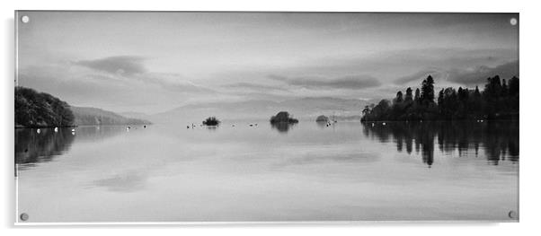 Lake Windermere Acrylic by Paul Want