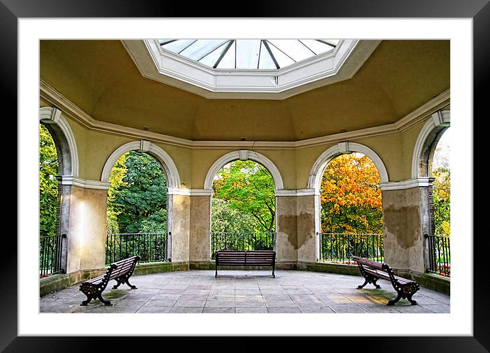 Through The Arches (Solarium), Valley Gardens, Har Framed Mounted Print by Paul M Baxter