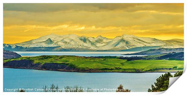 Goatfell on Arran from Largs Print by Tylie Duff Photo Art