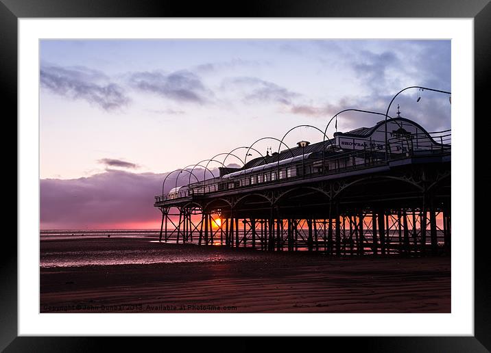 The Pavilion Sunrise Framed Mounted Print by John Dunbar