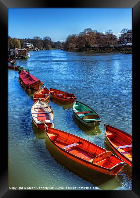 Richmond-Upon-Thames Framed Print by Stuart Gennery