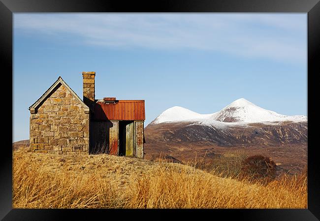 Mountain Landscape Framed Print by Grant Glendinning